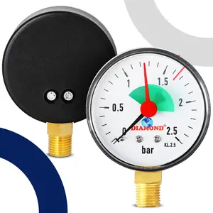 Manometr 63 mm 0 - 2,5 bar przyłącze 1/4'' boczne