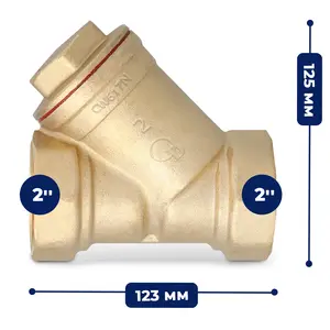 Filtr do wody skośny 2'' GW x 2'' GW