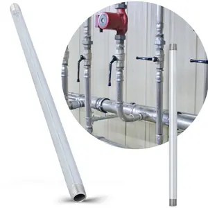 Rura stalowa gwintowana 1/2'' GZ x 1/2'' GZ 400 mm