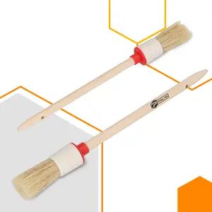 Pędzel okrągły z drewnianą rączka Standard 20 mm