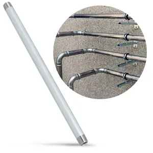 Rura stalowa gwintowana 1/2'' GZ x 1/2'' GZ 1000 mm