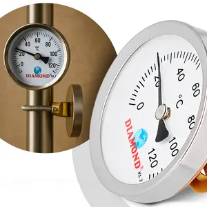 Termometr przylgowy 63 mm 0 - 120 °C