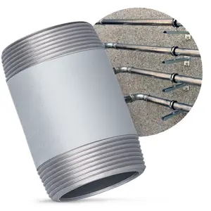 Rura stalowa gwintowana 6/4'' GZ x 6/4'' GZ 80 mm