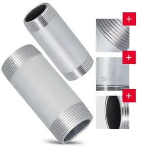 Rura stalowa gwintowana 5/4'' GZ x 5/4'' GZ 100 mm