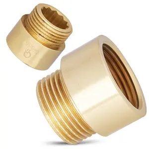 Przedłużka mosiężna 3/4'' GW x 3/4'' GZ x 15 mm