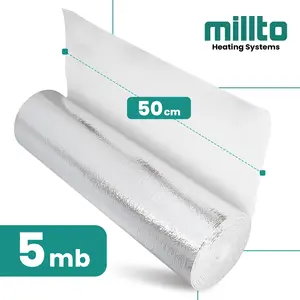 Ekran zagrzejnikowy 3 mm x 0,5 m x 5 m