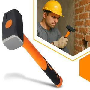 Młotek kamieniarski z trzonkiem z włókna szklanego 1500g