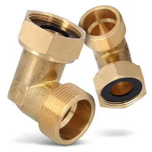 Półśrubunek mosiężny kątowy 5/4'' GW x 5/4'' GZ