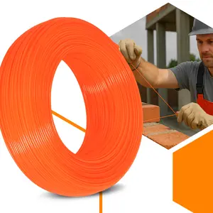 Żyłka murarska 100 m x 1 mm pomarańczowa