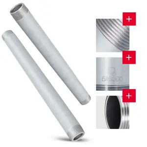 Rura stalowa gwintowana 5/4'' GZ x 5/4'' GZ 300 mm
