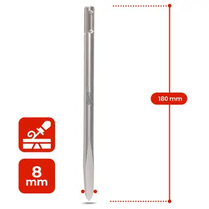 Dłuto cienkie szpicak 180 mm