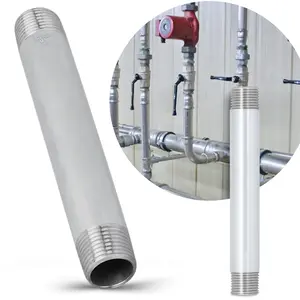Rura stalowa gwintowana 1/2'' GZ x 1/2'' GZ 150 mm