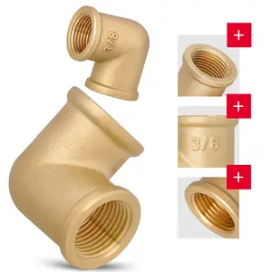 Kolano mosiężne 3/8'' GW