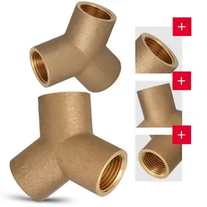 Trójnik mosiężny 1/2'' GW x 1/2'' GW x 1/2'' GW Typ Y