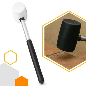 Młotek gumowy z metalowym uchwytem 40mm x 225 g biały