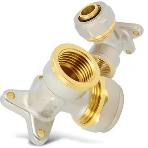 Kolano PEX skręcane z wieszakiem 20x1/2'' GW