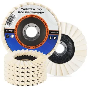 Tarcza polerska z filcem 125 mm x 22,2 mm 5 szt.