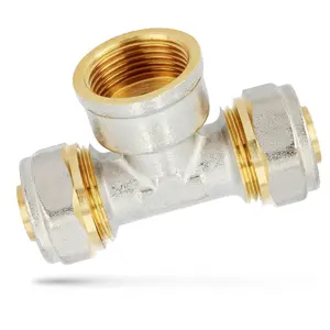 Trójnik PEX skręcany 20x3/4x20 GW