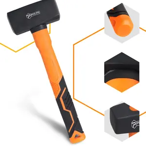 Młotek kamieniarski z trzonkiem z włókna szklanego 1500g