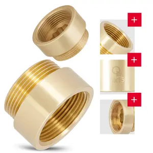 Przedłużka mosiężna 1'' GW x 1'' GZ x 15 mm