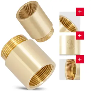 Przedłużka mosiężna 1'' GW x 1'' GZ x 40 mm