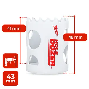 Otwornica bimetalowa kobaltowa HOLE DOZER™ 43 mm