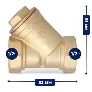 Filtr do wody skośny 1/2'' GW x 1/2'' GW