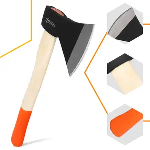 Siekiera z drewnianym trzonkiem 1000 g