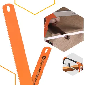 Brzeszczot dwustronny do metalu 24 TPI i drewna 8 TPI 300 mm x 24 mm x 0,5 mm