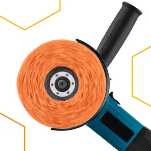 Tarcza ścierna z włókniny 125 mm × 22.23 mm T27 pomarańczowa, twardy