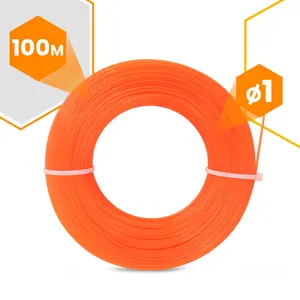 Żyłka murarska 100 m x 1 mm pomarańczowa