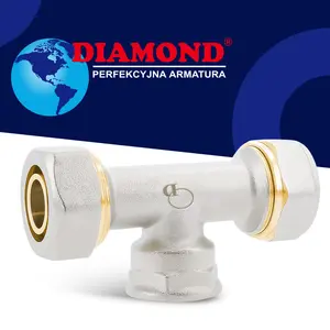 Trójnik PEX skręcany 25x3/4''x25 GW
