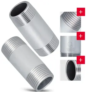Rura stalowa gwintowana 1'' GZ x 1'' GZ 60 mm