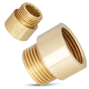 Przedłużka mosiężna 1/2'' GW x 1/2'' GZ x 15 mm