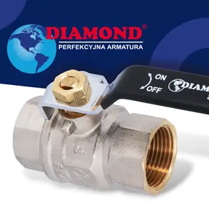 Zawór kulowy z dławikiem 40 bar 3/4'' GW x 3/4'' GW
