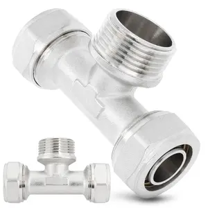 Trójnik PEX skręcany 25x1x25 GZ