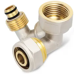 Kolano PEX skręcane 16x1/2'' GW
