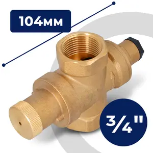 Reduktor ciśnienia wody 3/4'' GW x 3/4'' GW