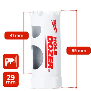 Otwornica bimetalowa kobaltowa HOLE DOZER™ 29 mm