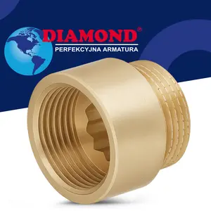 Przedłużka mosiężna 3/4'' GW x 3/4'' GZ x 15 mm
