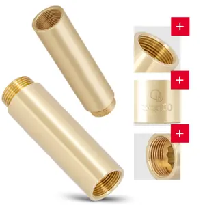 Przedłużka mosiężna 3/4'' GW x 3/4'' GZ x 100 mm
