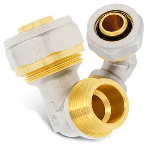 Kolano PEX skręcane 20x1/2'' GZ