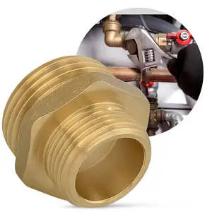 Złączka mosiężna 1'' GZ x 1/2'' GZ