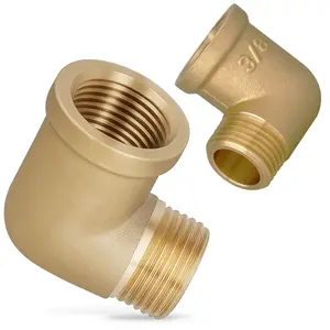 Kolano mosiężne 3/8'' GZ
