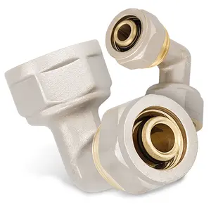 Kolano PEX skręcane 16x1/2'' GW