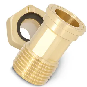 Półśrubunek mosiężny do wodomierza 5/4'' GW x 1'' GZ