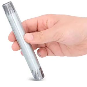 Rura stalowa gwintowana 1/2'' GZ x 1/2'' GZ 150 mm