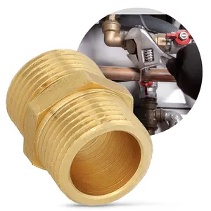 Złączka mosiężna 1/2'' GZ x 1/2'' GZ