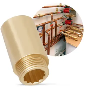 Przedłużka mosiężna 3/4'' GW x 3/4'' GZ x 40 mm