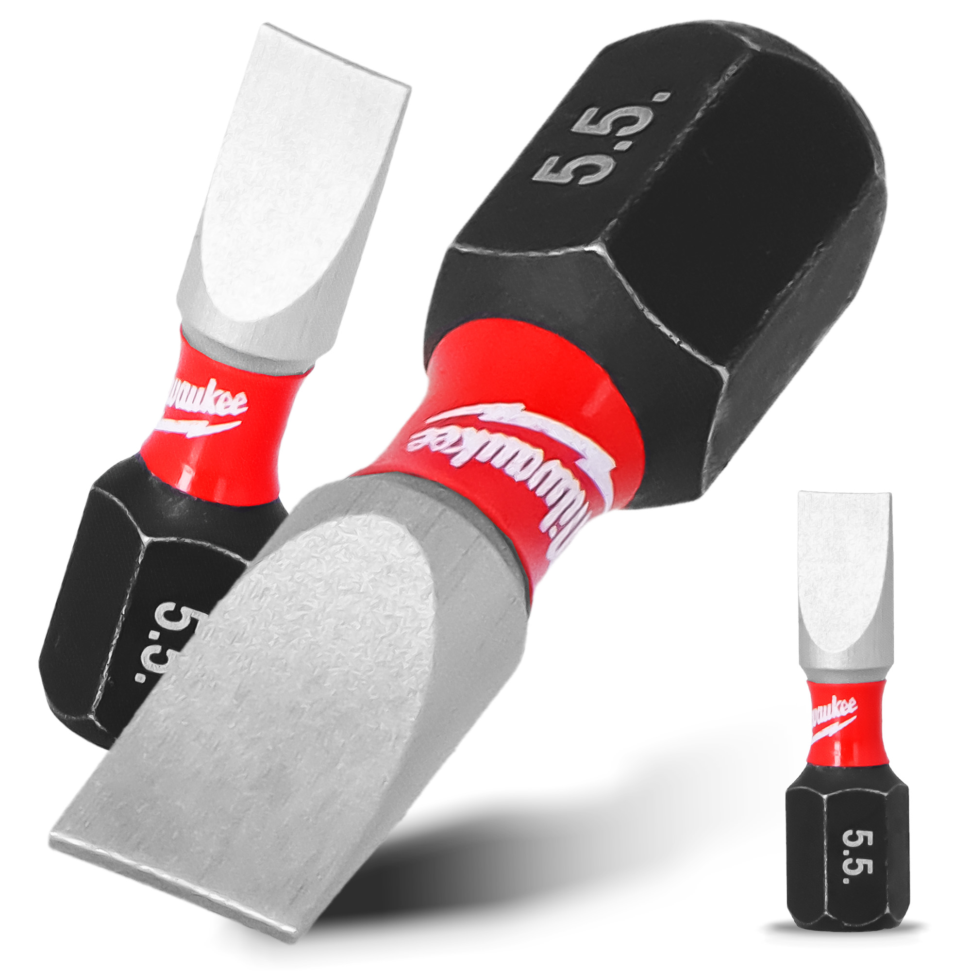 Magnetisch Bit SL5 25mm Pozidriv Stahl Schraubendreher MILWAUKEE Magnet